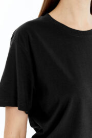 Kadın Regular Siyah T-Shirt - Görsel 12