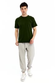 Erkek Regular Haki T-Shirt - Görsel 2