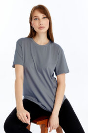 Kadın Regular Füme T-Shirt - Görsel 2