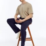 Erkek Oversize Paraşüt Kumaş Baggy Pantolon - Lacivert