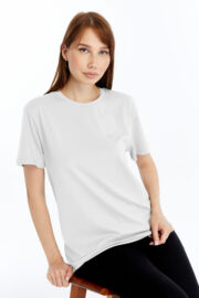 Kadın Regular Beyaz T-Shirt - Görsel 12