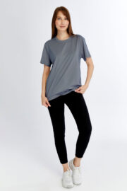 Kadın Regular Füme T-Shirt - Görsel 11