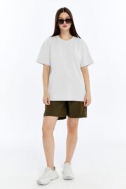 Kadın Oversize Beyaz T-Shirt - Görsel 2