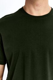 Erkek Regular Haki T-Shirt - Görsel 7