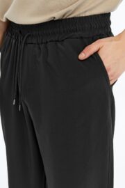 Erkek Oversize Paraşüt Kumaş Baggy Pantolon - Siyah - Görsel 13