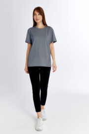 Kadın Regular Füme T-Shirt - Görsel 6