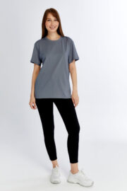Kadın Regular Füme T-Shirt - Görsel 12