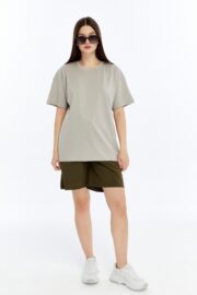 Kadın Oversize Taş T-Shirt - Görsel 8