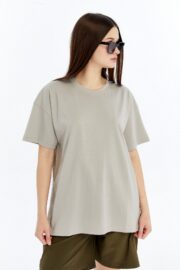 Kadın Oversize Taş T-Shirt - Görsel 3