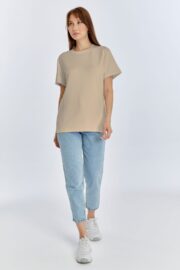Kadın Modal Kumaş Regular Taş T-Shirt - Görsel 12