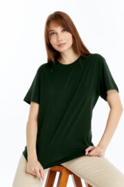 Kadın Regular Haki T-Shirt - Görsel 7