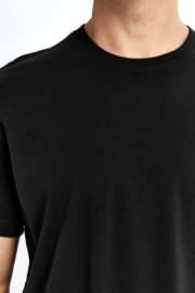 Erkek Regular Siyah T-Shirt - Görsel 8