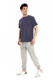 Erkek Regular Füme T-Shirt - Görsel 8