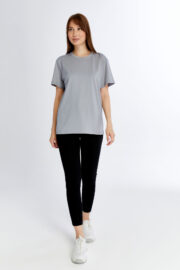 Kadın Regular Gri T-Shirt - Görsel 9