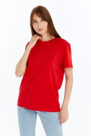 Kadın Regular Kırmızı T-Shirt - Görsel 10