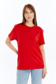 Kadın Regular Kırmızı T-Shirt - Görsel 2