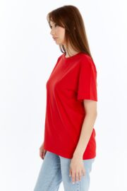 Kadın Regular Kırmızı T-Shirt - Görsel 11