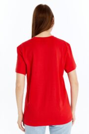 Kadın Regular Kırmızı T-Shirt - Görsel 4