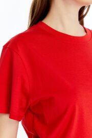 Kadın Regular Kırmızı T-Shirt - Görsel 5