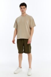 Erkek Modal Kumaş Oversize Taş T-Shirt - Görsel 6