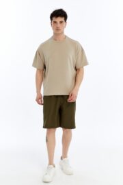 Erkek Modal Kumaş Oversize Taş T-Shirt - Görsel 2