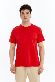 Erkek Regular Kırmızı T-Shirt - Görsel 2