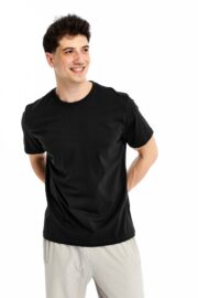 Erkek Regular Siyah T-Shirt - Görsel 3