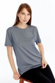 Kadın Regular Füme T-Shirt - Görsel 3