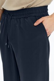 Erkek Oversize Paraşüt Kumaş Baggy Pantolon - Lacivert - Görsel 3
