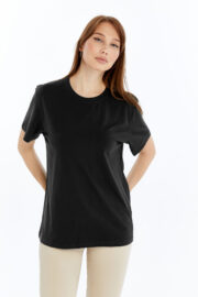 Kadın Regular Siyah T-Shirt