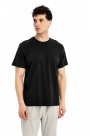 Erkek Regular Siyah T-Shirt - Görsel 9