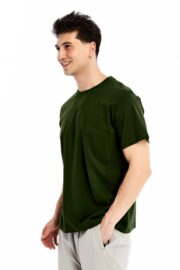 Erkek Regular Haki T-Shirt - Görsel 9