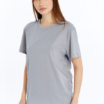 Kadın Regular Gri T-Shirt