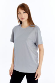 Kadın Regular Gri T-Shirt