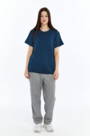 Kadın Modal Kumaş Regular Füme T-Shirt - Görsel 4