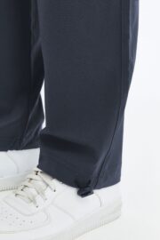 Kadın Oversize Paraşüt Kumaş Kargo Cep Pantolon - Füme - Görsel 10