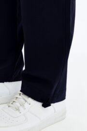 Kadın Oversize Paraşüt Kumaş Kargo Cep Pantolon - Lacivert - Görsel 4