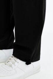 Kadın Oversize Paraşüt Kumaş Kargo Cep Pantolon - Siyah - Görsel 10