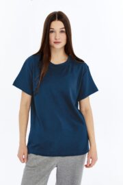 Kadın Modal Kumaş Regular Füme T-Shirt - Görsel 10