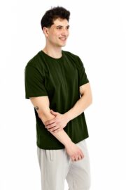 Erkek Regular Haki T-Shirt - Görsel 10