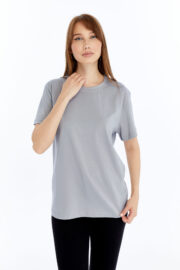 Kadın Regular Gri T-Shirt - Görsel 3