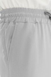 Erkek Oversize Paraşüt Kumaş Kargo Cep Pantolon - Gri - Görsel 4