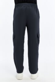Erkek Oversize Paraşüt Kumaş Kargo Cep Pantolon - Lacivert - Görsel 10