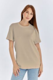 Kadın Modal Kumaş Regular Taş T-Shirt - Görsel 9