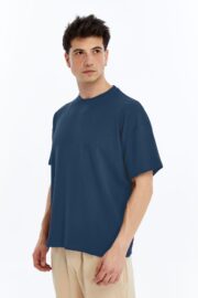 Erkek Modal Kumaş Oversize Füme T-Shirt