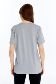 Kadın Regular Gri T-Shirt - Görsel 4