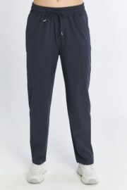 Kadın Oversize Paraşüt Kumaş Baggy Pantolon - Füme - Görsel 12