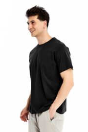 Erkek Regular Siyah T-Shirt - Görsel 6