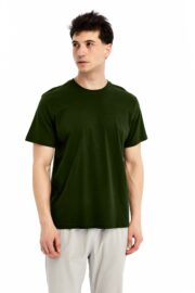 Erkek Regular Haki T-Shirt - Görsel 6