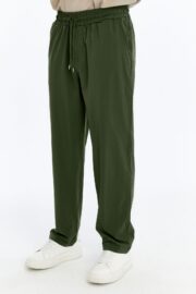 Erkek Oversize Paraşüt Kumaş Baggy Pantolon - Haki - Görsel 13
